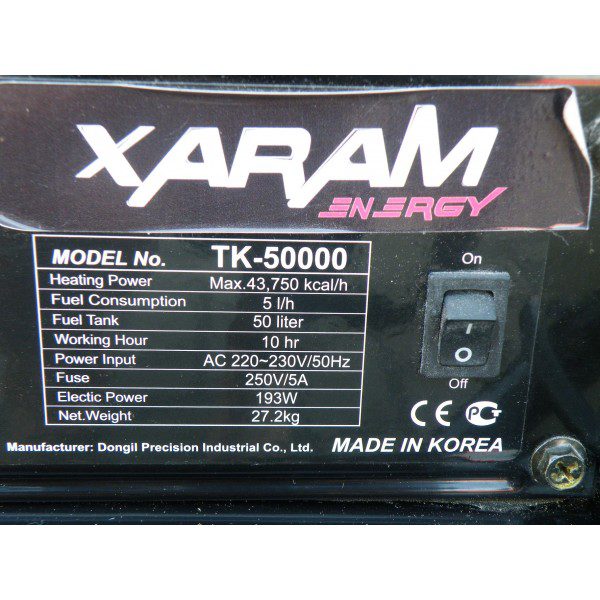 Nagrzewnica olejowa Xaram Energy TK-50000 51 kW